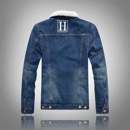 Shop at Artephi for a stunning HBA Slim-Fit Denim Jacket | Korean Streetwear! Embrace Korean streetwear with HBA's denim jacket, blending cozy lamb velvet & a sleek slim-fit design for ultimate style. now only ₱4220.00.