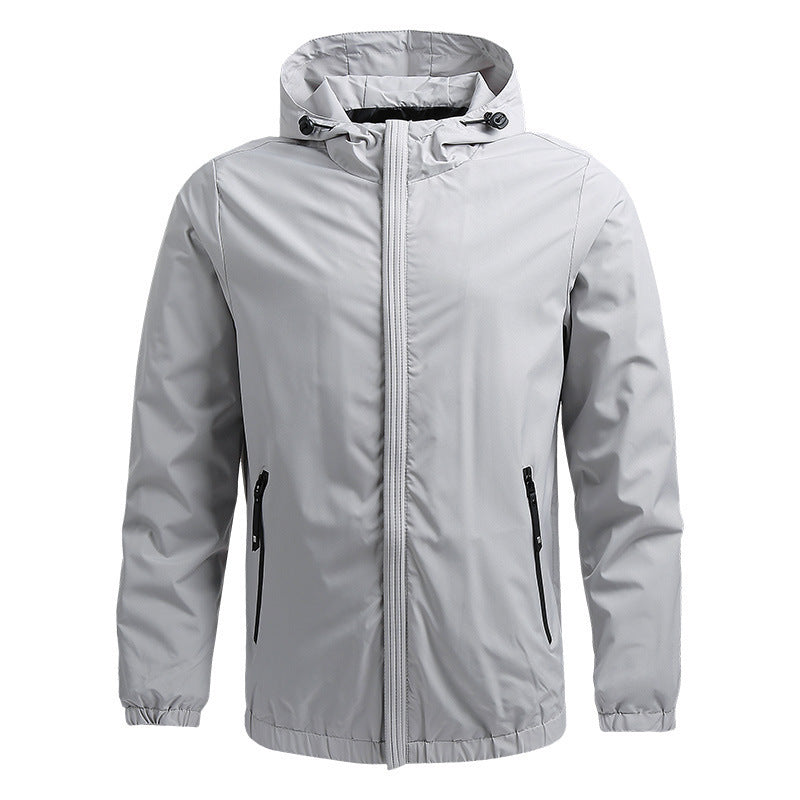 Unisex Quick Dry Hooded Ultra-Light Casual Windbreaker