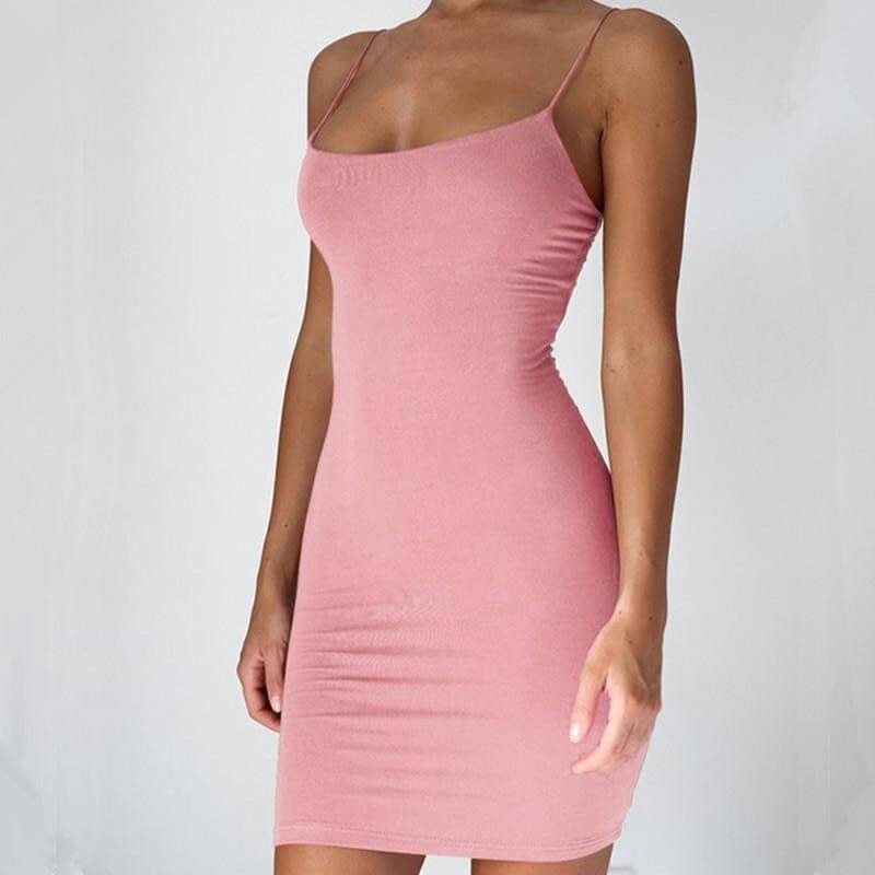 Shop at Artephi for a stunning Lovely Spandex Sling Dress - Bold & Comfort Fit! Stand out this summer with our Lovely Sling Dress. Perfect blend of comfort, style with a unique back slit and hollow detail. Ideal for the modern woman. now only ₱288.00.