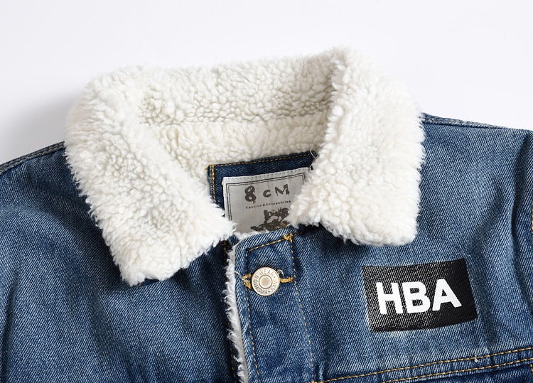 Shop at Artephi for a stunning HBA Slim-Fit Denim Jacket | Korean Streetwear! Embrace Korean streetwear with HBA's denim jacket, blending cozy lamb velvet & a sleek slim-fit design for ultimate style. now only ₱4220.00.