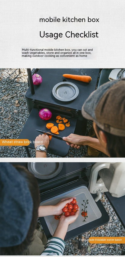 Ultimate Outdoor Mobile Kitchen | All-in-One Camping Companion