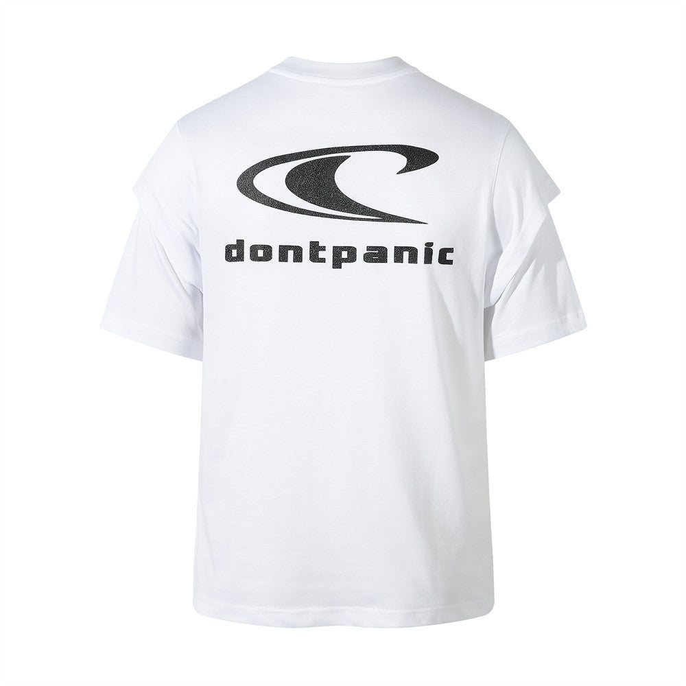 Shop at Artephi for a stunning Don't Panic: Men's Round Neck Short Sleeve T-shirt! Embrace the legacy of calmness and resilience. This iconic phrase has its roots in the motivational posters of wartime Britain. only ₱879.59