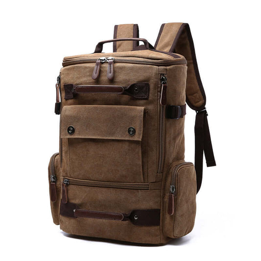 Shop at Artephi for a stunning Vintage Canvas Backpack - Spacious & Durable! Rugged Trailblazer’s Canvas Backpack. The ideal size for weaving through the city or trekking through untamed trails. This backpack is built to last. only ₱3164.00