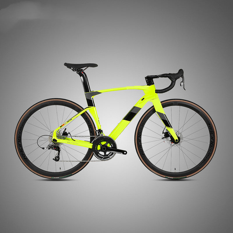 High-Performance Carbon Road Bike: Aero Disc Brakes & Seamless Speed Shift