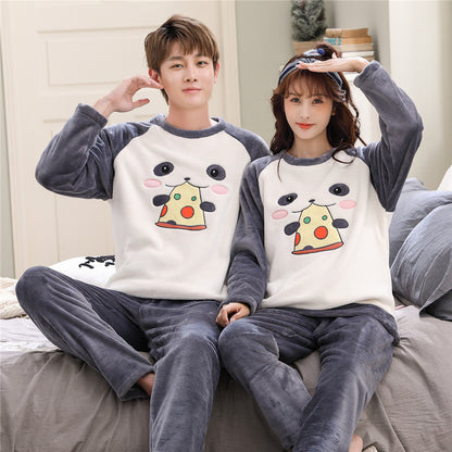 Shop at Artephi for a stunning Couple's Velvet Pizza Panda Pajamas, Soft and Comfortable! Experience the ultimate comfort of coral fleece lining. Perfect for those lazy weekends or cozy movie nights. only ₱527.40