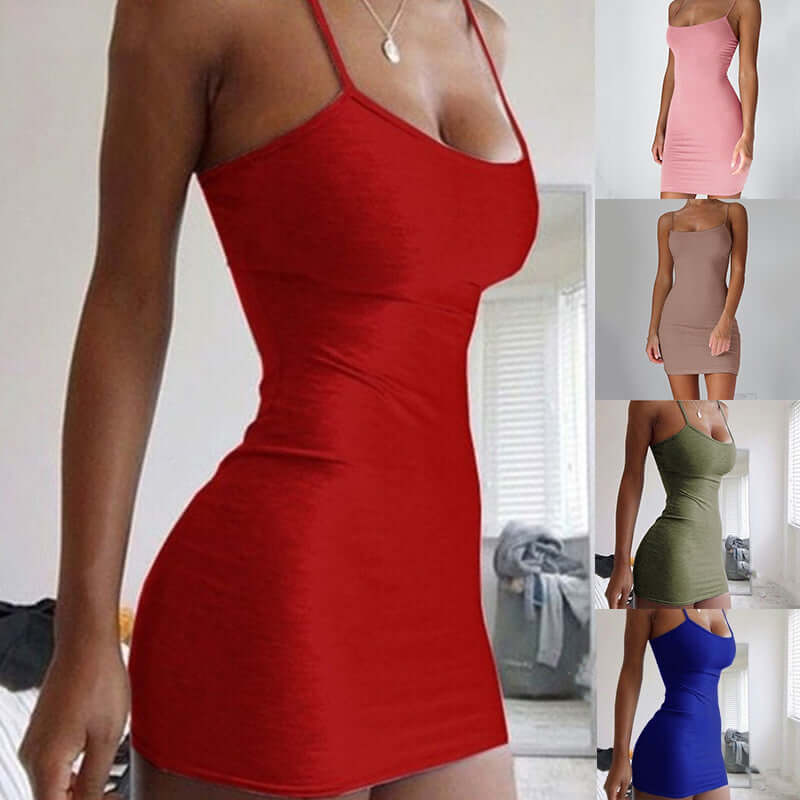 Shop at Artephi for a stunning Lovely Spandex Sling Dress - Bold & Comfort Fit! Stand out this summer with our Lovely Sling Dress. Perfect blend of comfort, style with a unique back slit and hollow detail. Ideal for the modern woman. now only ₱288.00.