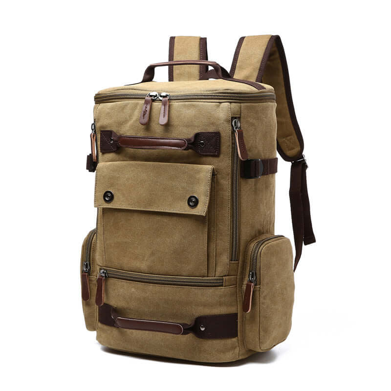 Shop at Artephi for a stunning Vintage Canvas Backpack - Spacious & Durable! Rugged Trailblazer’s Canvas Backpack. The ideal size for weaving through the city or trekking through untamed trails. This backpack is built to last. only ₱3164.00