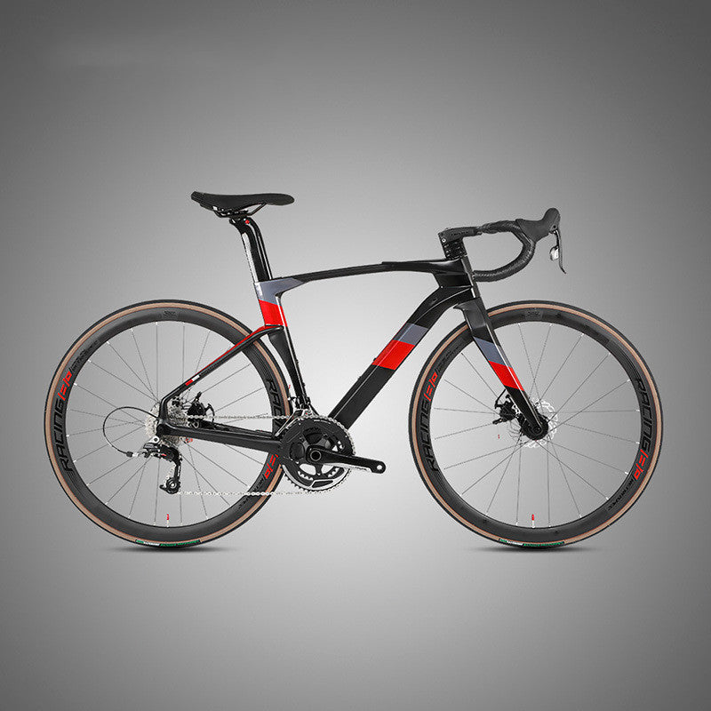 High-Performance Carbon Road Bike: Aero Disc Brakes & Seamless Speed Shift