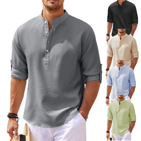 Shop at Artephi for a stunning Rustic Elegance: Men’s Dual Sleeve Western Shirt! Discover Western Style Meets Functionality: This shirt seamlessly transitions from a laid-back long-sleeve look to a breezy short-sleeve vibe with a sturdy button clasp. only