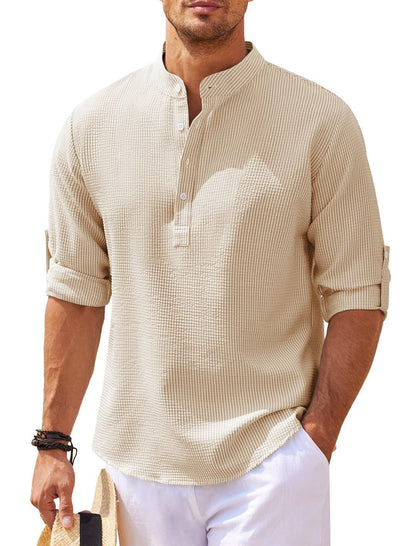 Shop at Artephi for a stunning Rustic Elegance: Men’s Dual Sleeve Western Shirt! Discover Western Style Meets Functionality: This shirt seamlessly transitions from a laid-back long-sleeve look to a breezy short-sleeve vibe with a sturdy button clasp. only