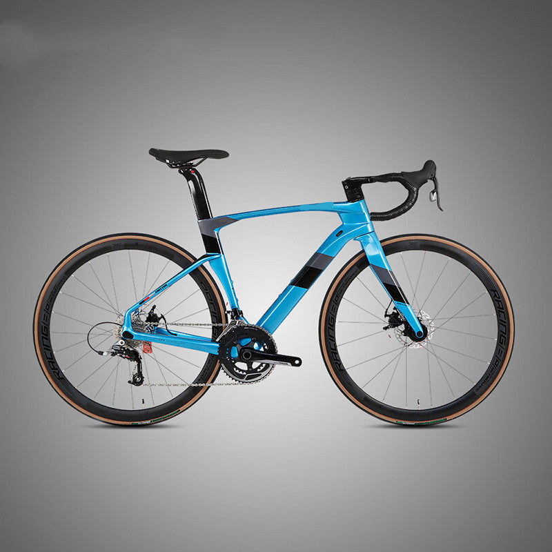 High-Performance Carbon Road Bike: Aero Disc Brakes & Seamless Speed Shift